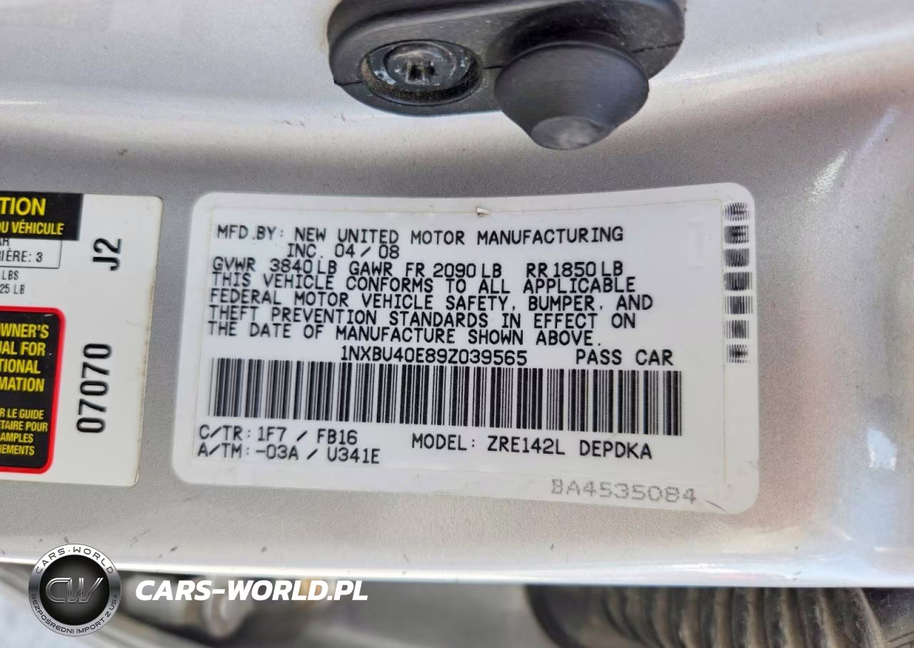 2009 Toyota Corolla Le VIN:1NXBU40E89Z039565 - 12