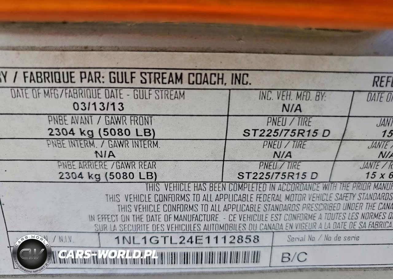2014 Gulf Stream Track & Trail Camper VIN:1NL1GTL24E1112858 - 10
