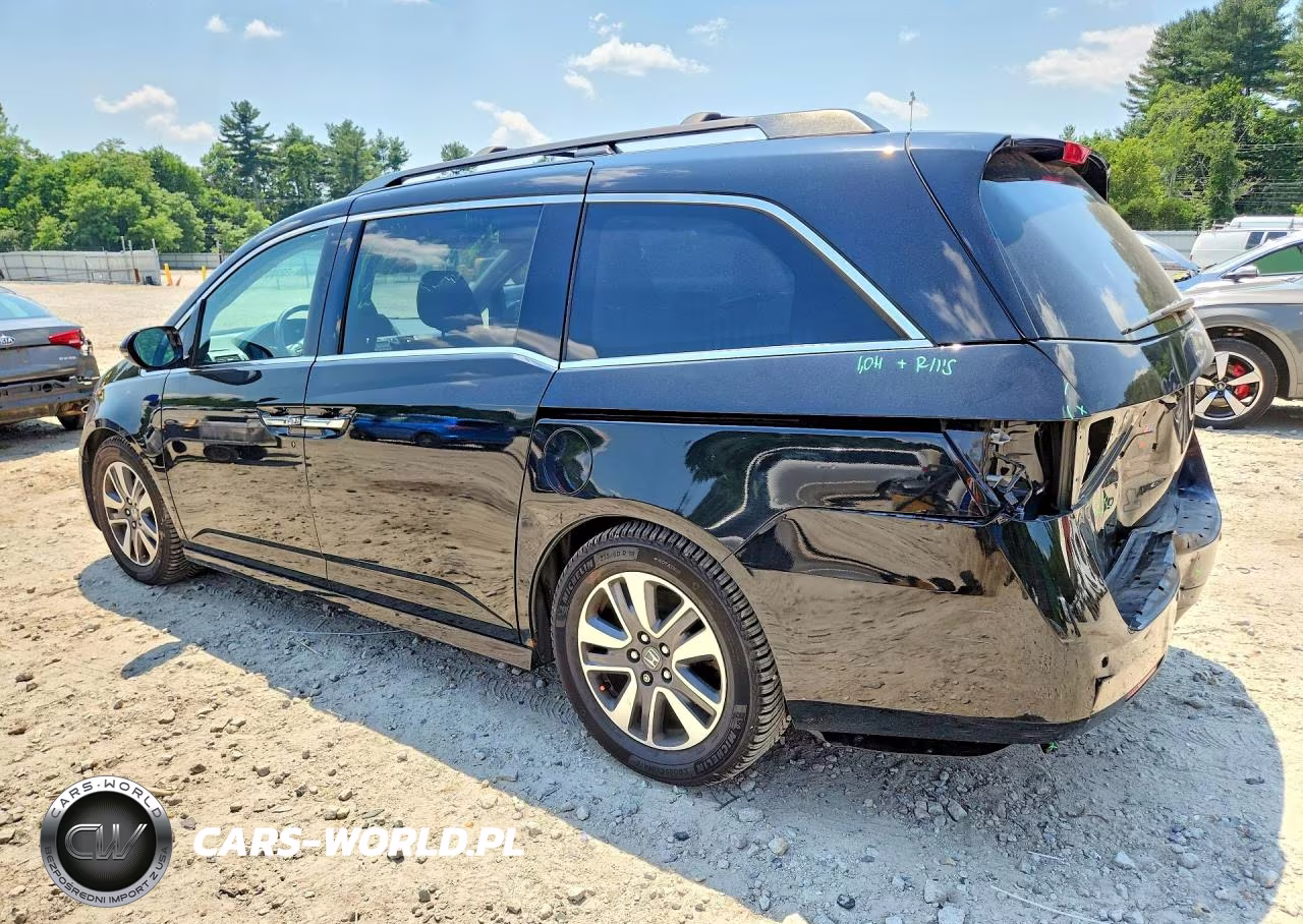 2014 Honda Odyssey Touring VIN:5FNRL5H93EB028656 - 2