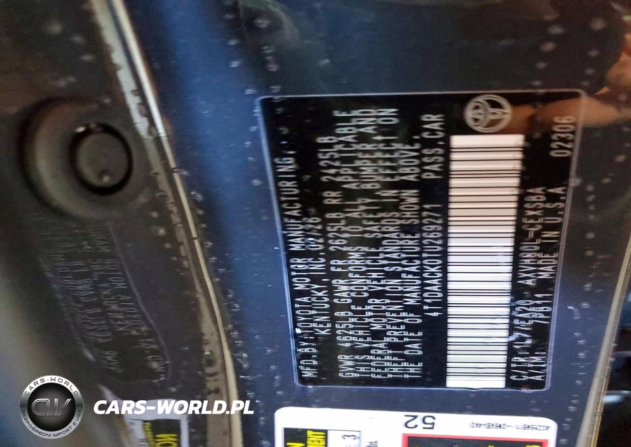 2026 Toyota Camry Se VIN:4T1DAACK0TU269271 - 12