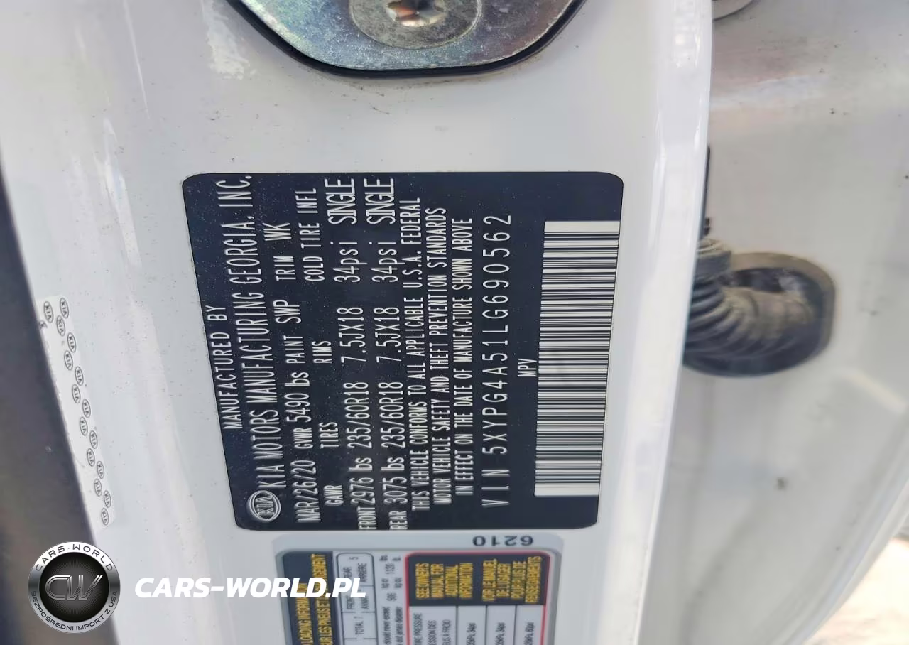 2020 Kia Sorento S VIN:5XYPG4A51LG690562 - 12