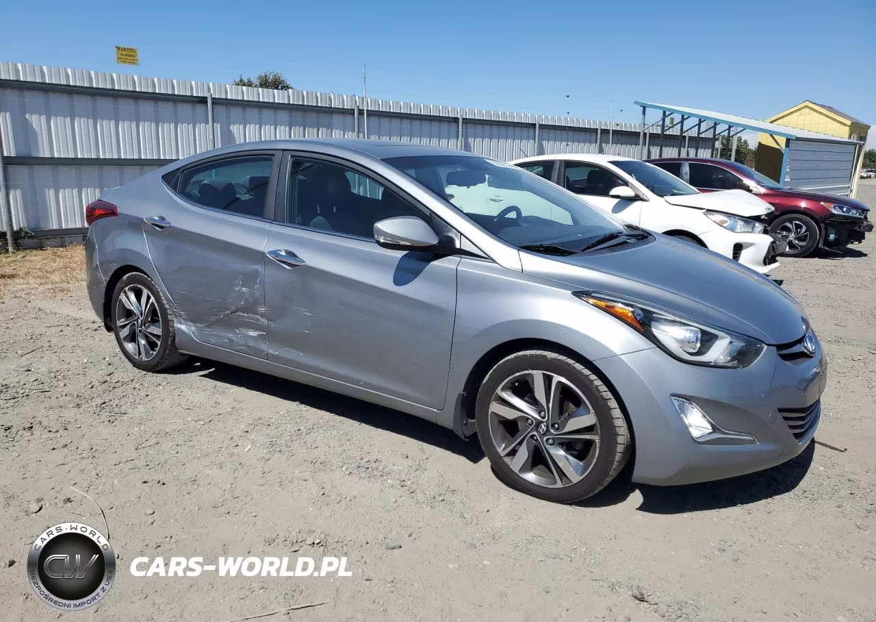 2015 Hyundai Elantra Limited VIN:KMHDH4AE2FU453142 - 4