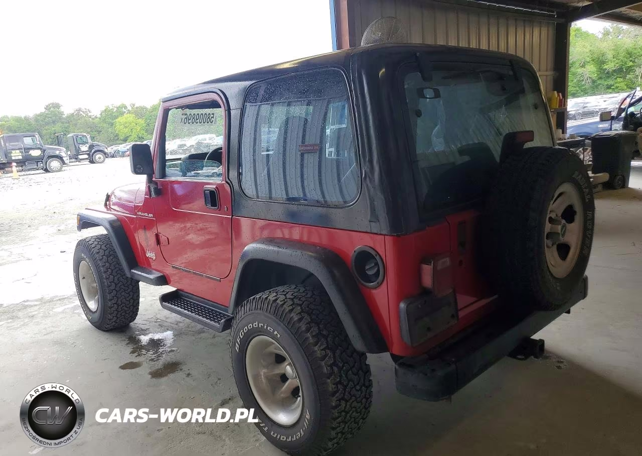 2000 Jeep Wrangler - Tj Se VIN:1J4FA29P6YP735131 - 2