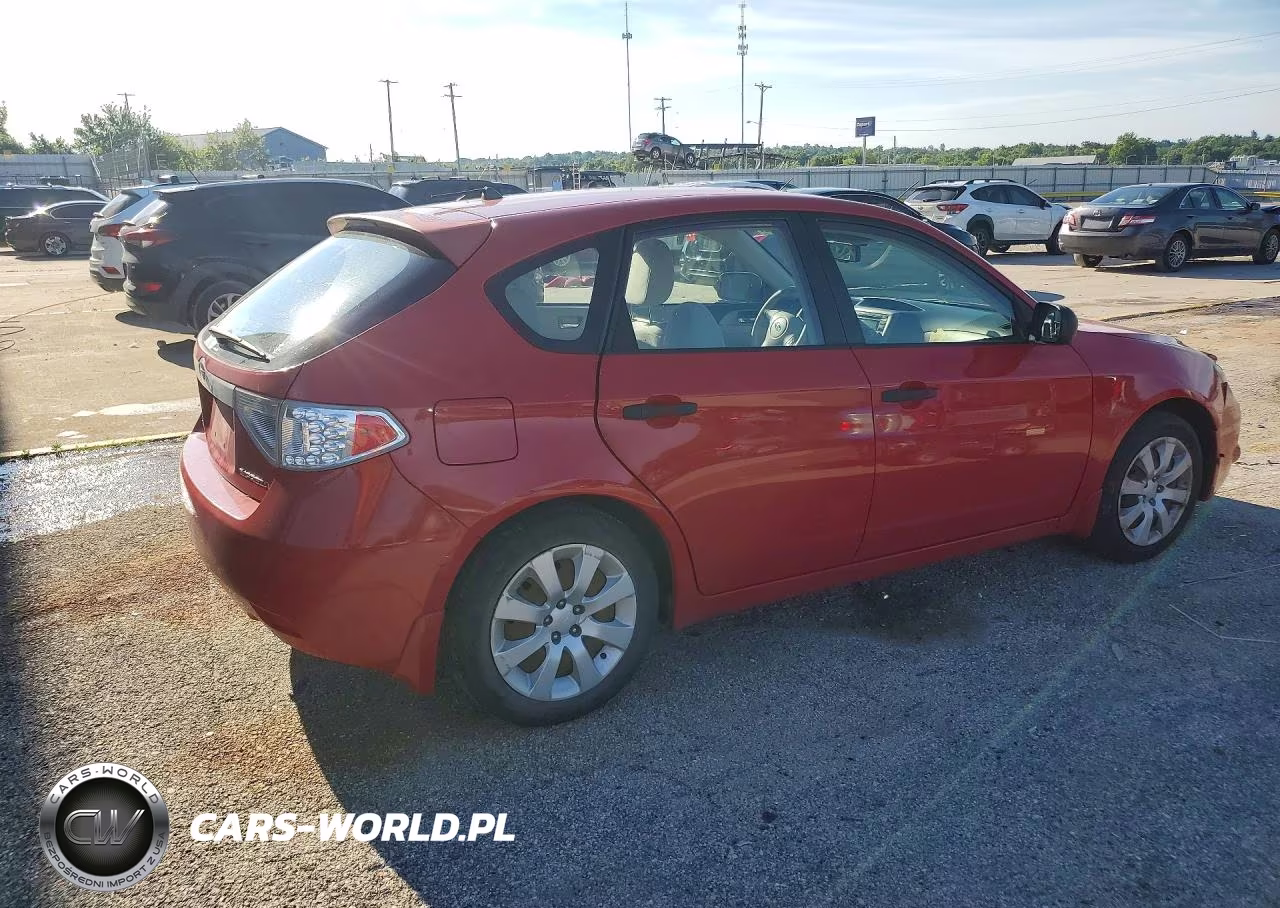 2008 Subaru Impreza 2.5I VIN:JF1GH61698H805074 - 3