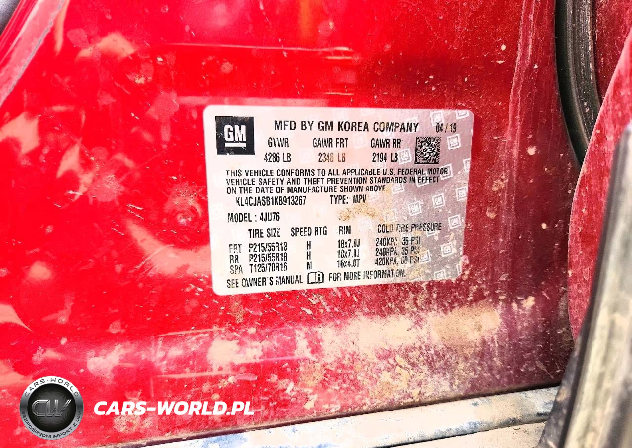 2019 Buick Encore Preferred VIN:KL4CJASB1KB913267 - 13