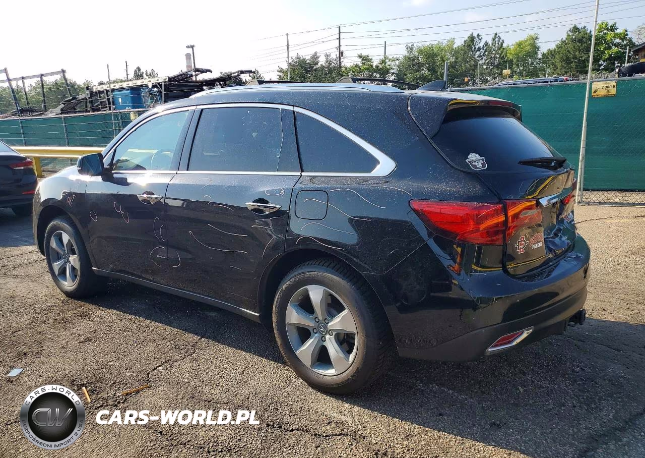2016 Acura Mdx VIN:5FRYD4H2XGB034512 - 2