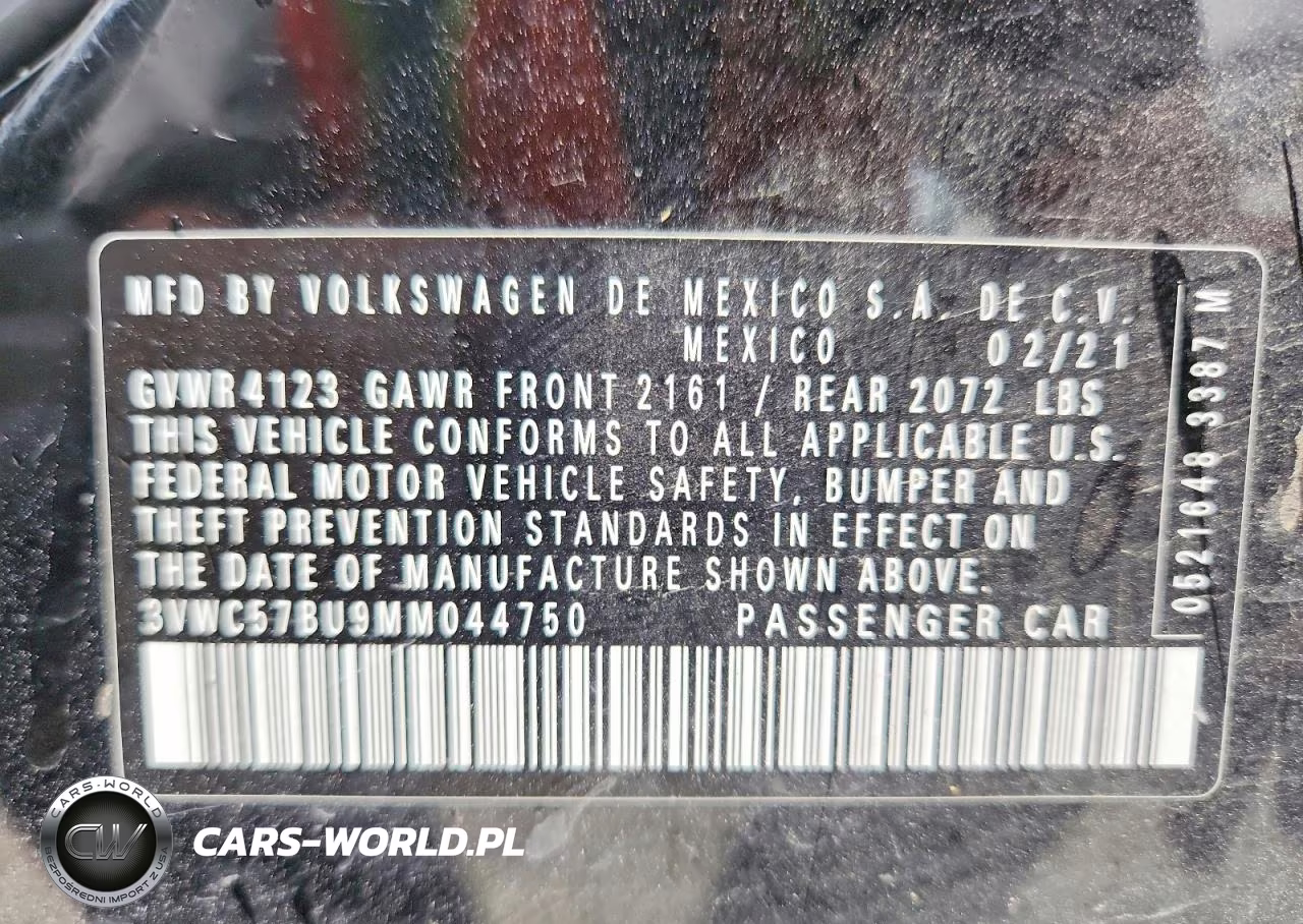 2021 Volkswagen Jetta S VIN:3VWC57BU9MM044750 - 12