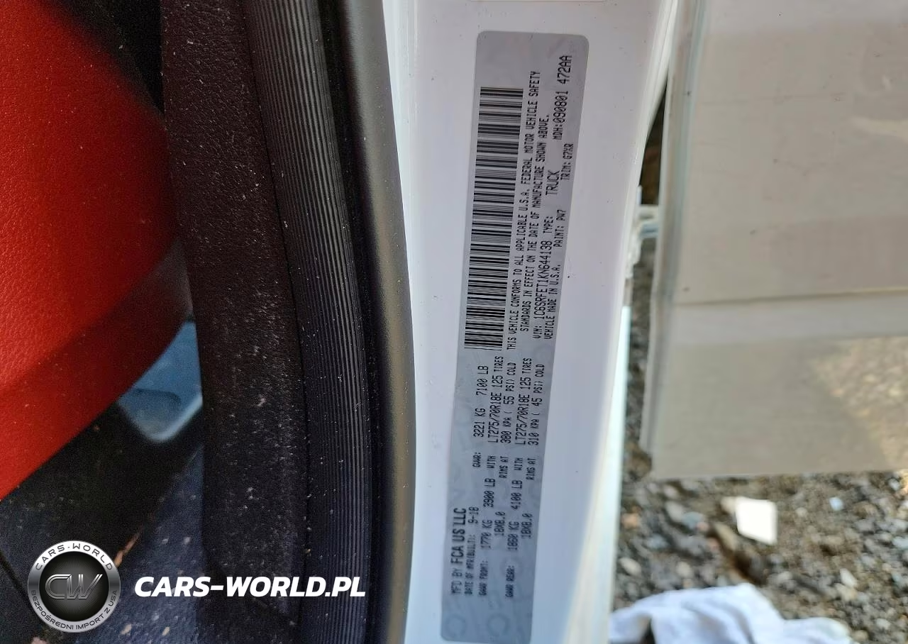 2019 Ram 1500 Rebel VIN:1C6SRFET1KN644138 - 12