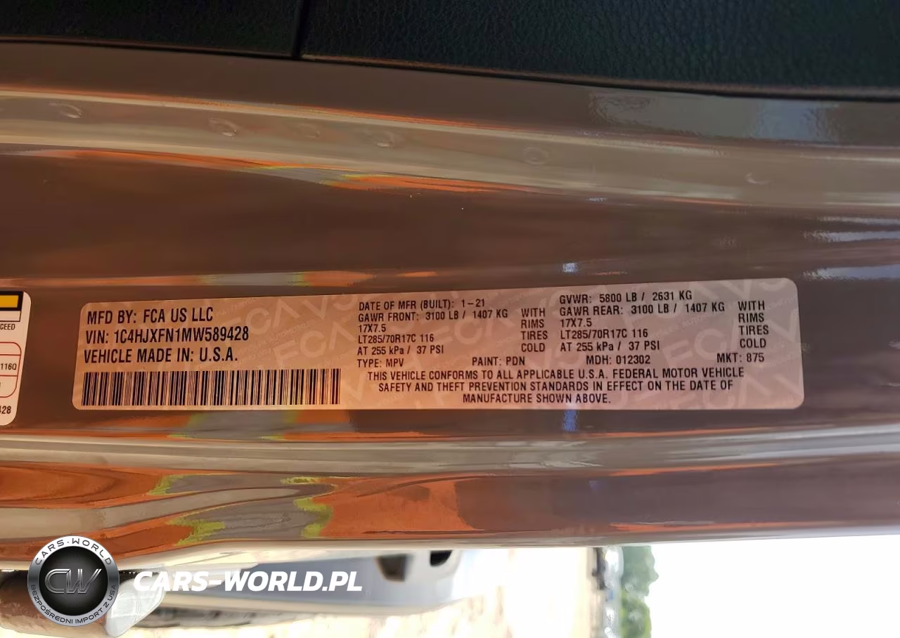 2021 Jeep Wrangler Unlimited Rubicon VIN:1C4HJXFN1MW589428 - 12