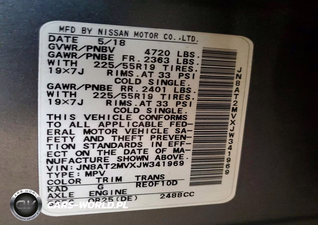 2018 Nissan Rogue Sl VIN:JN8AT2MVXJW341969 - 13