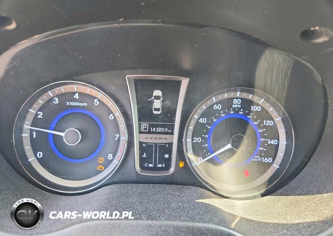 2013 Hyundai Azera Base VIN:KMHFH4JG7DA321647 - 9