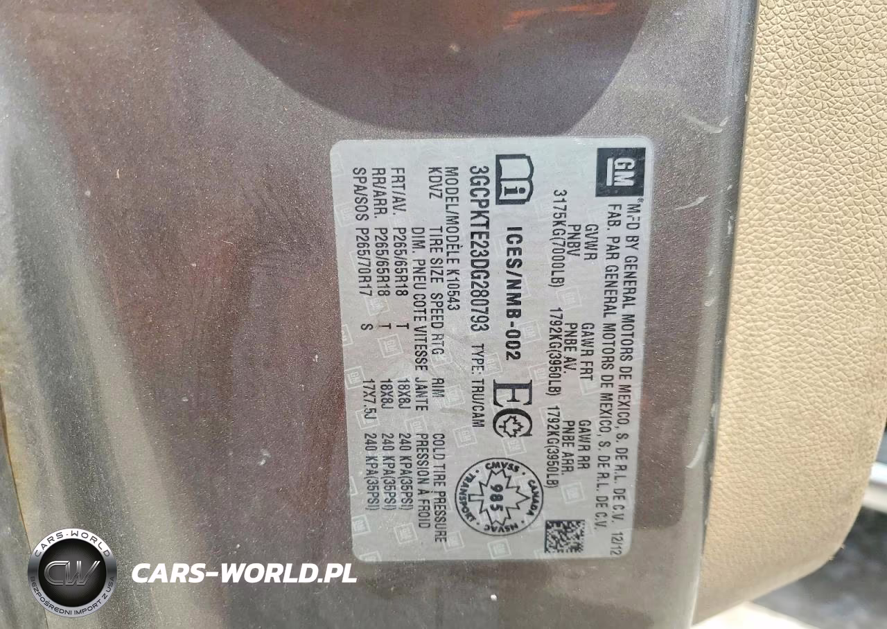 2013 Chevrolet Silverado K1500 Ltz VIN:3GCPKTE23DG280793 - 12