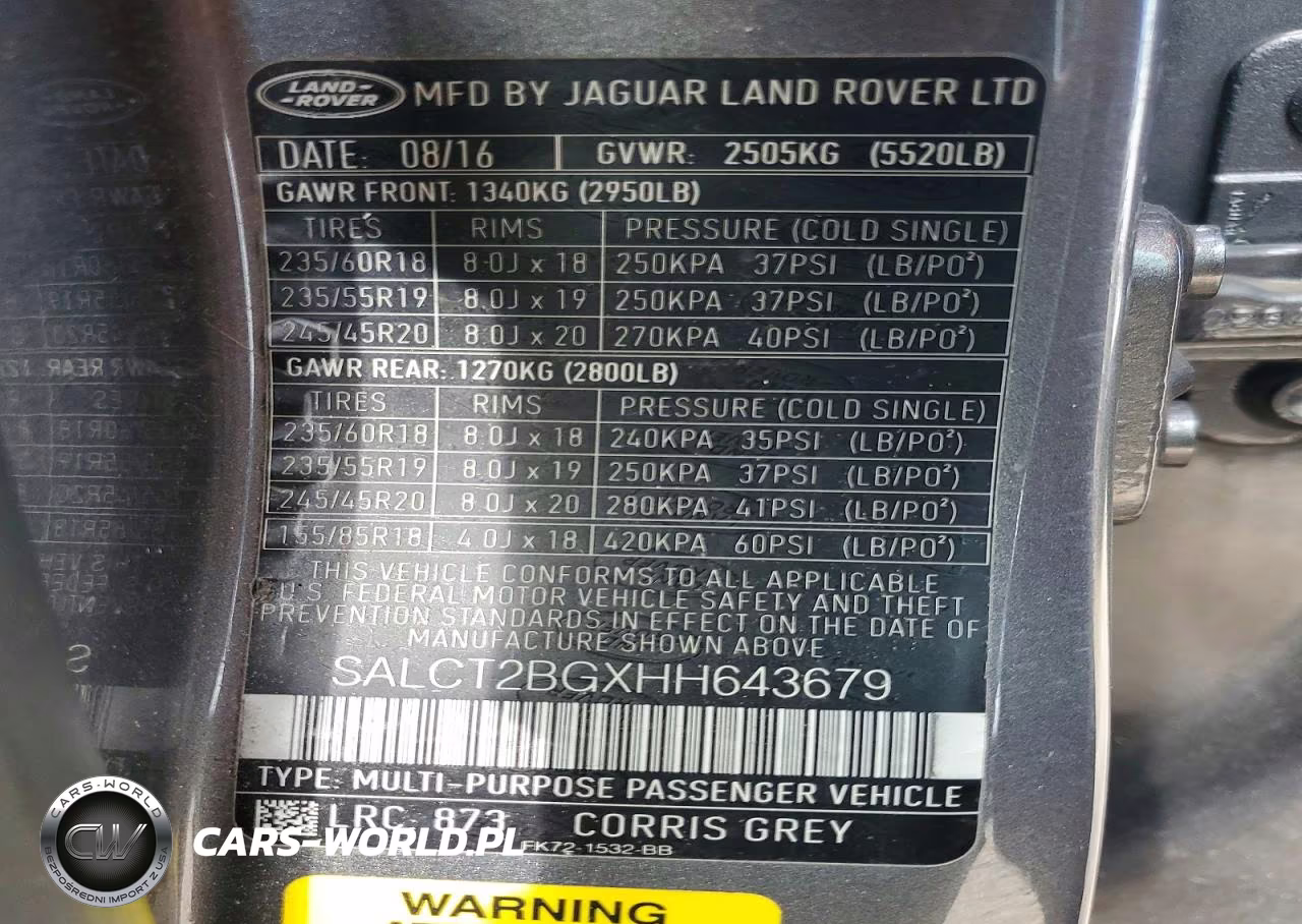 2017 Land Rover Discovery Sport Hse Luxury VIN:SALCT2BGXHH643679 - 12