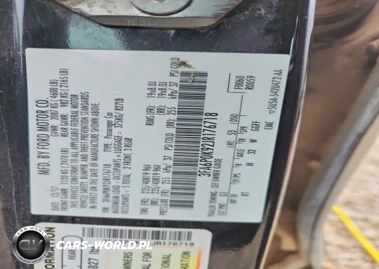 2018 Ford Fusion Titanium VIN:3FA6P0K92JR176718 - 13