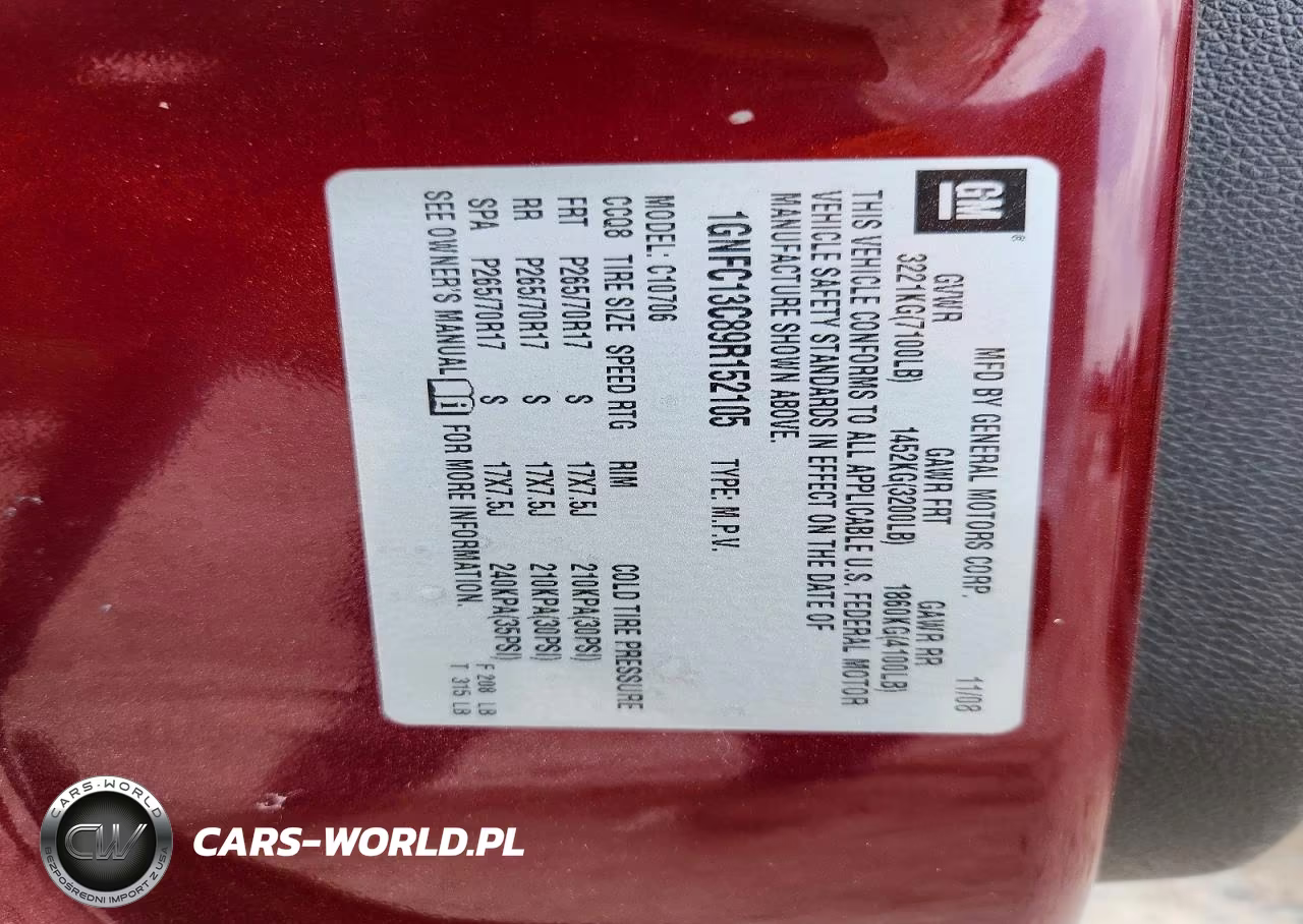 2009 Chevrolet Tahoe C1500 Ls VIN:1GNFC13C89R152105 - 13