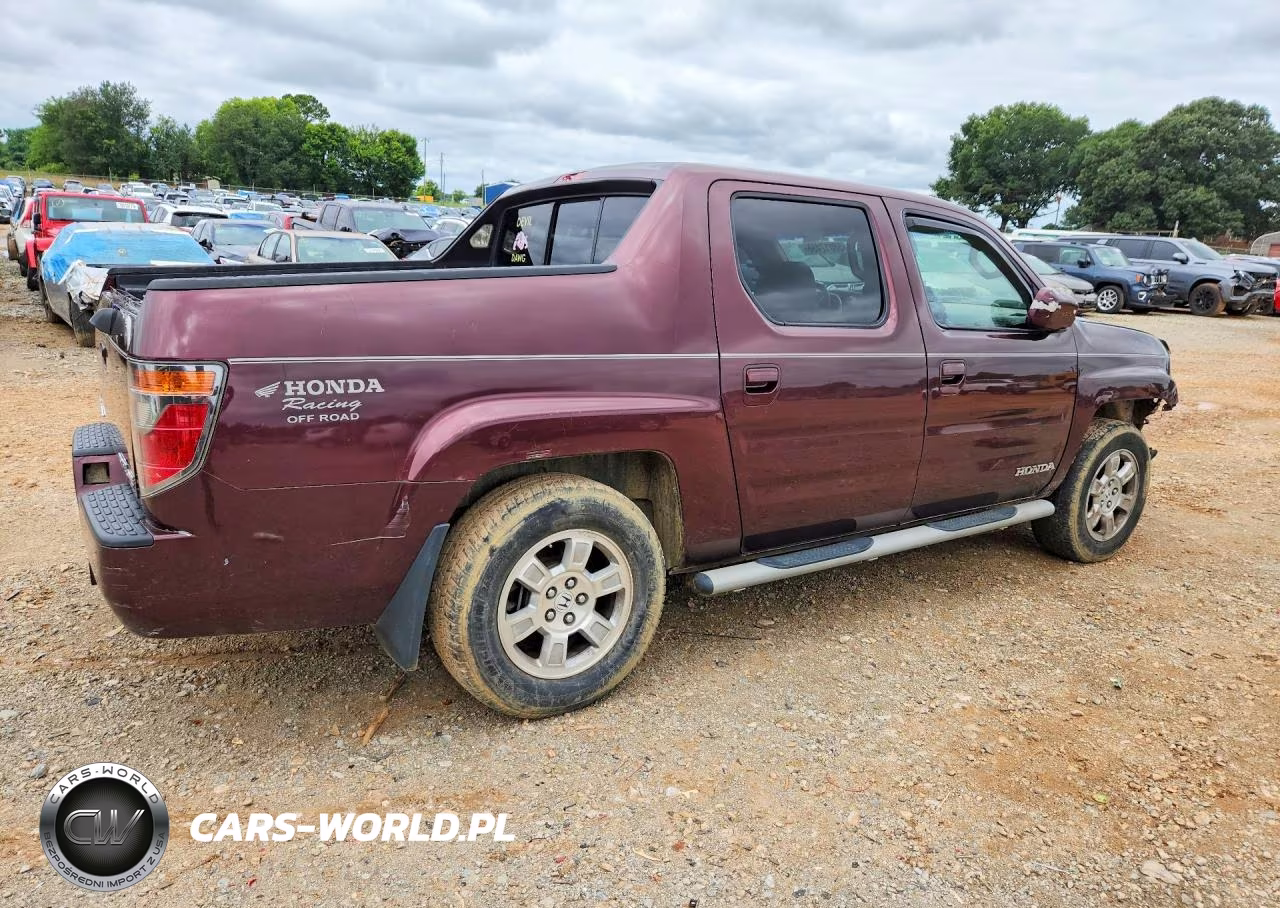 2008 Honda Ridgeline Rtl VIN:2HJYK165X8H502104 - 3