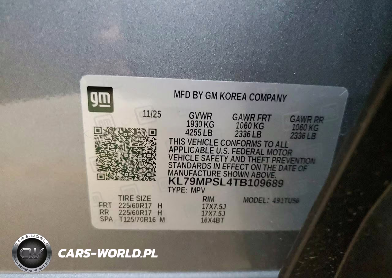 2026 Chevrolet Trailblazer Lt VIN:KL79MPSL4TB109689 - 12