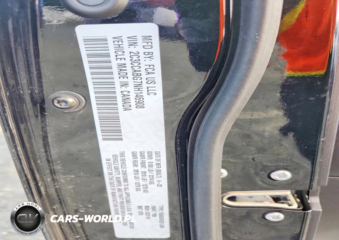 2022 Chrysler 300 S VIN:2C3CCABG7NH146908 - 13