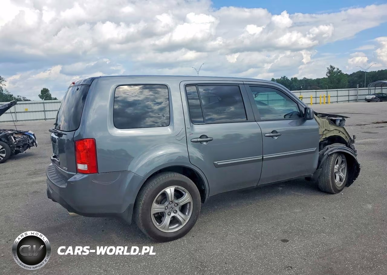 2012 Honda Pilot Exln VIN:5FNYF4H7XCB019879 - 3