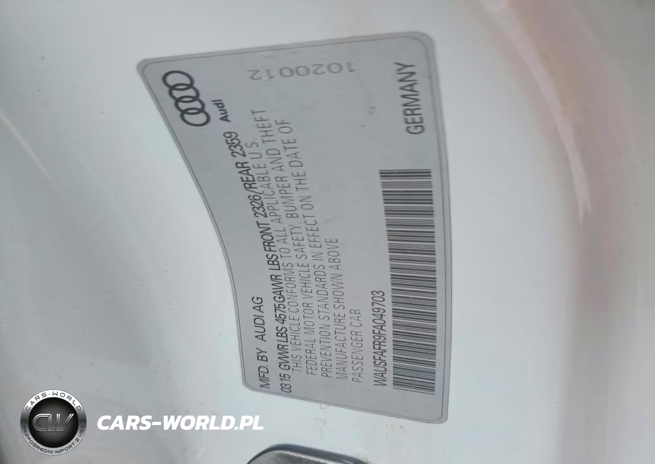 2015 Audi A5 Premium Plus VIN:WAUSFAFR9FA049703 - 12