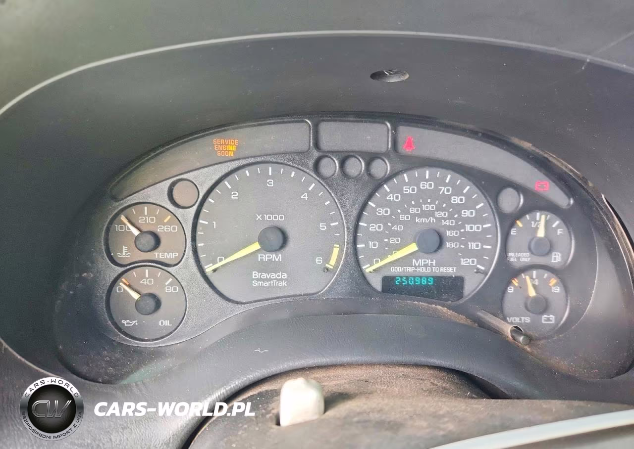 1998 Oldsmobile Bravada VIN:1GHDT13W0W2707072 - 9
