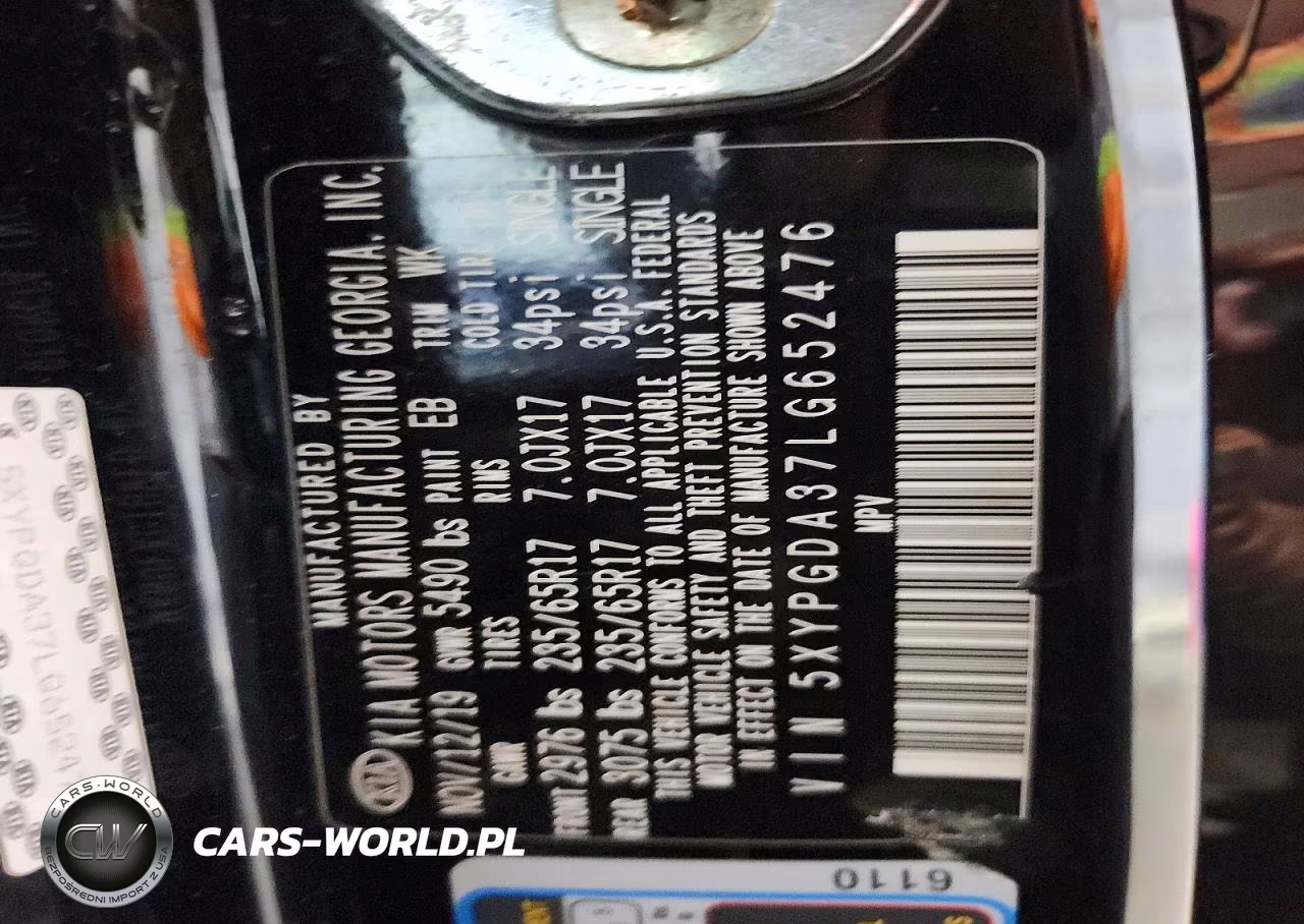 2020 Kia Sorento Lx VIN:5XYPGDA37LG652476 - 13