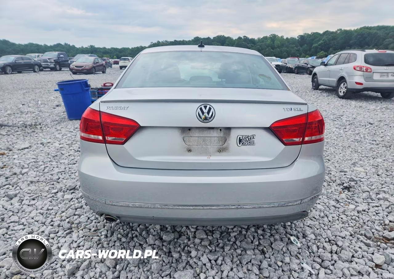 2013 Volkswagen Passat Sel VIN:1VWCN7A32DC083349 - 6