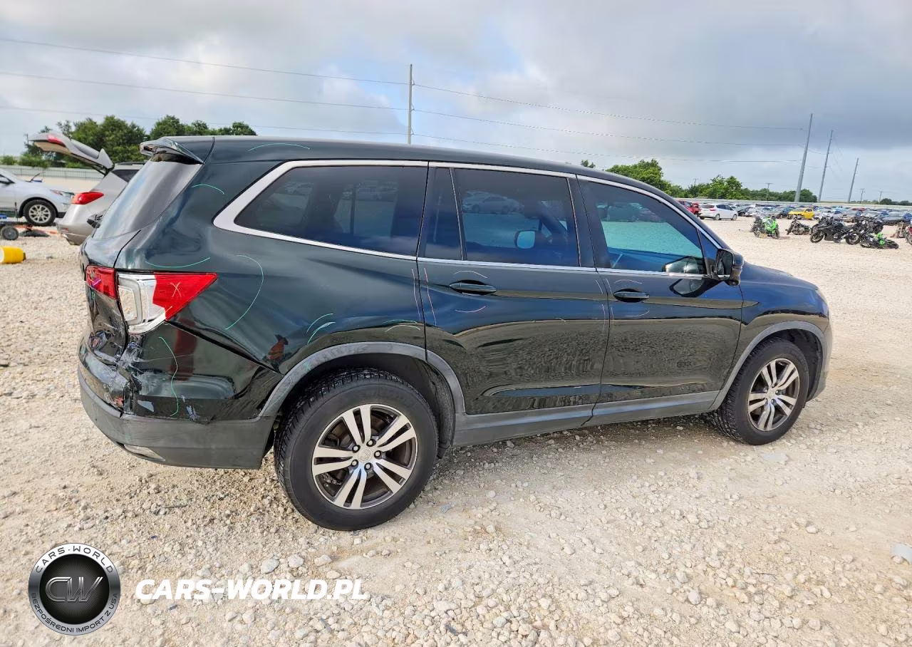 2017 Honda Pilot Exl VIN:5FNYF5H53HB021839 - 3