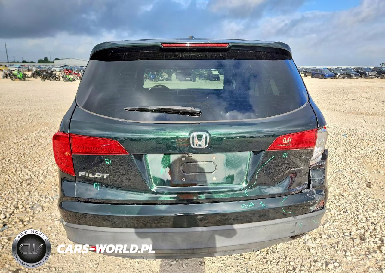 2017 Honda Pilot Exl VIN:5FNYF5H53HB021839 - 6