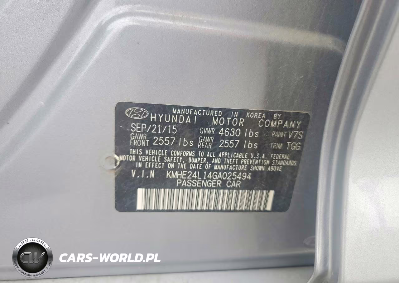 2016 Hyundai Sonata Hybrid Se VIN:KMHE24L14GA025494 - 12