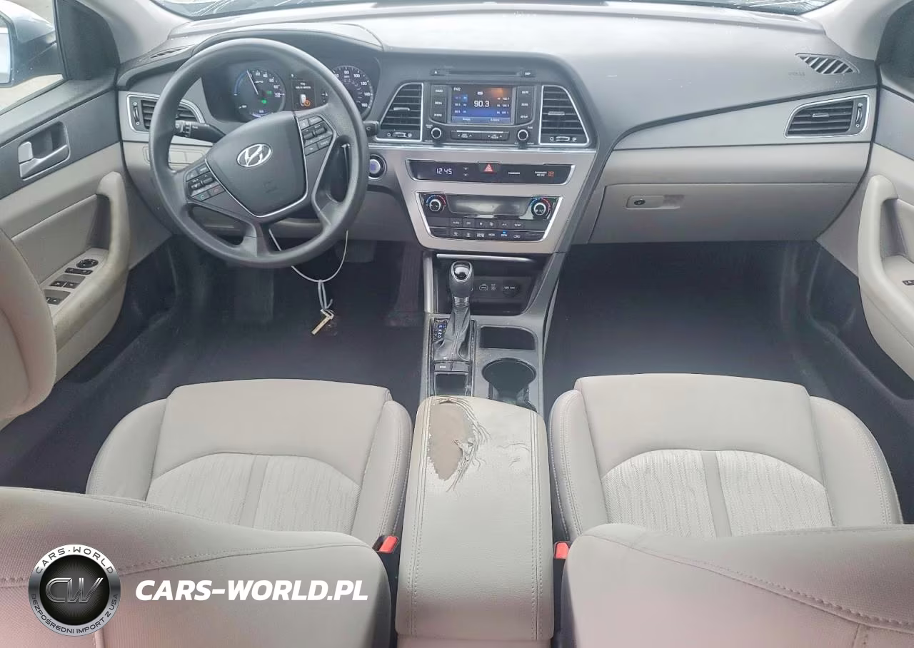 2016 Hyundai Sonata Hybrid Se VIN:KMHE24L14GA025494 - 8
