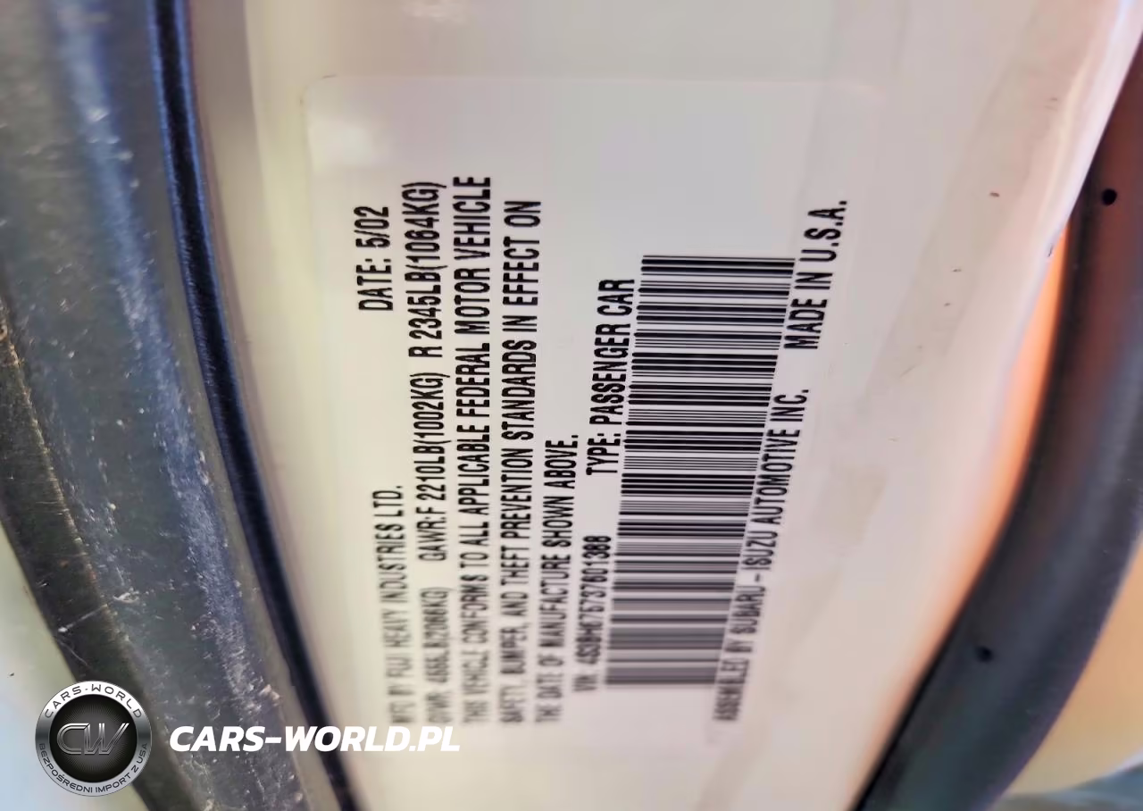 2003 Subaru Outback VIN:4S3BH675737601388 - 13