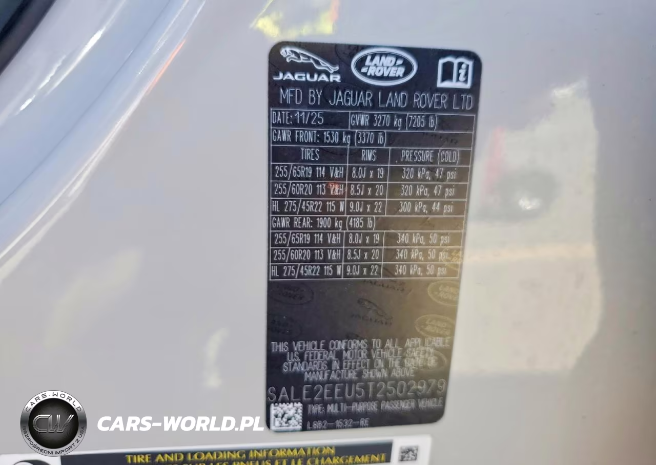 2026 Land Rover Defender 110 X-Dynamic Se VIN:SALE2EEU5T2502979 - 13