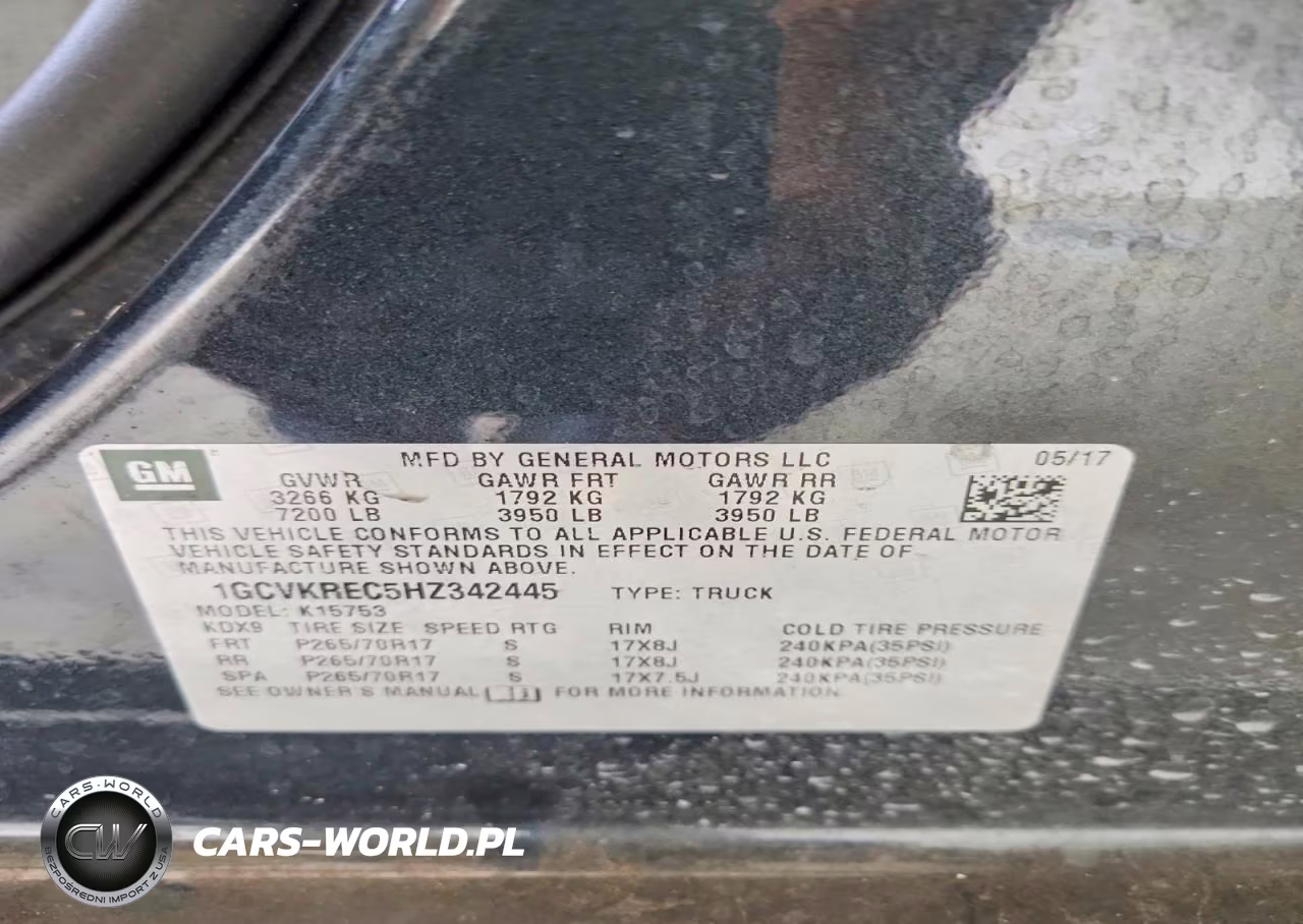 2017 Chevrolet Silverado K1500 Lt VIN:1GCVKREC5HZ342445 - 12