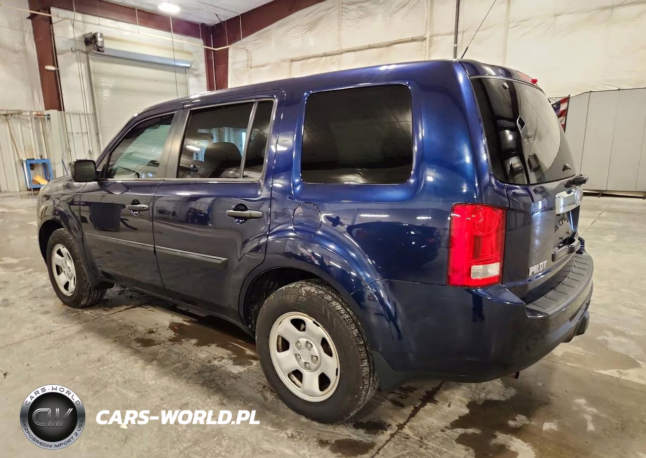 2014 Honda Pilot Lx VIN:5FNYF4H25EB019912 - 2