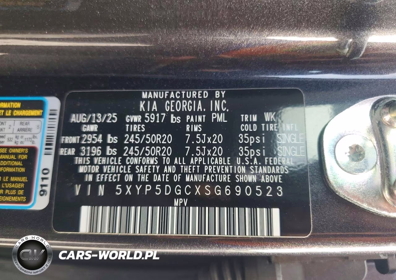 2025 Kia Telluride Sx-Prestige X-Line VIN:5XYP5DGCXSG690523 - 14