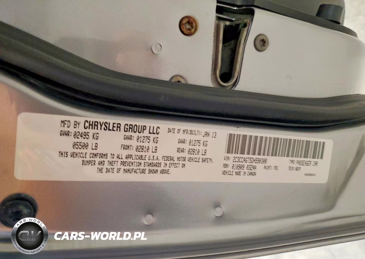 2013 Chrysler 300 S VIN:2C3CCAGT5DH590308 - 12