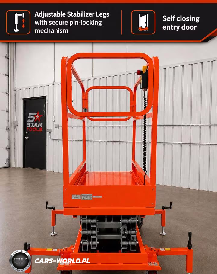 2026 22 Ft Electric Scissor Lift Man Lift Aerial Work Platform VIN:38912890 - 6