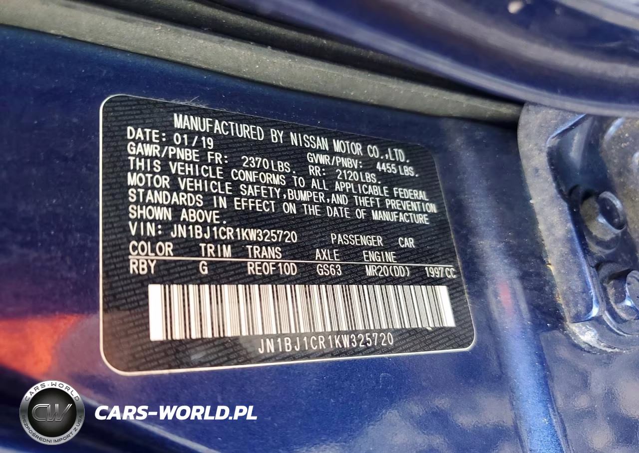 2019 Nissan Rogue Sport S VIN:JN1BJ1CR1KW325720 - 12