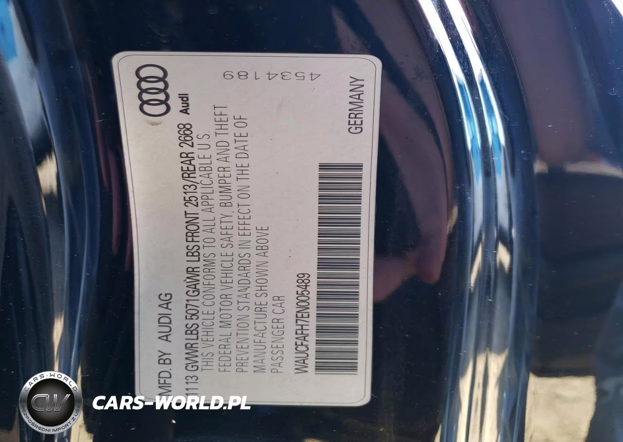 2014 Audi A5 Premium VIN:WAUCFAFH7EN005489 - 12