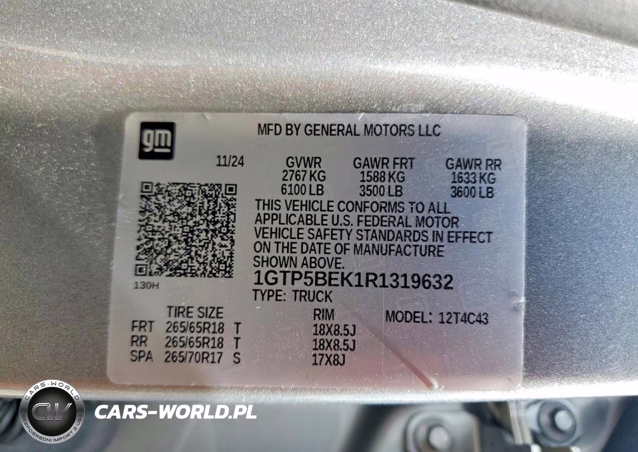 2024 GMC Canyon Elevation VIN:1GTP5BEK1R1319632 - 12