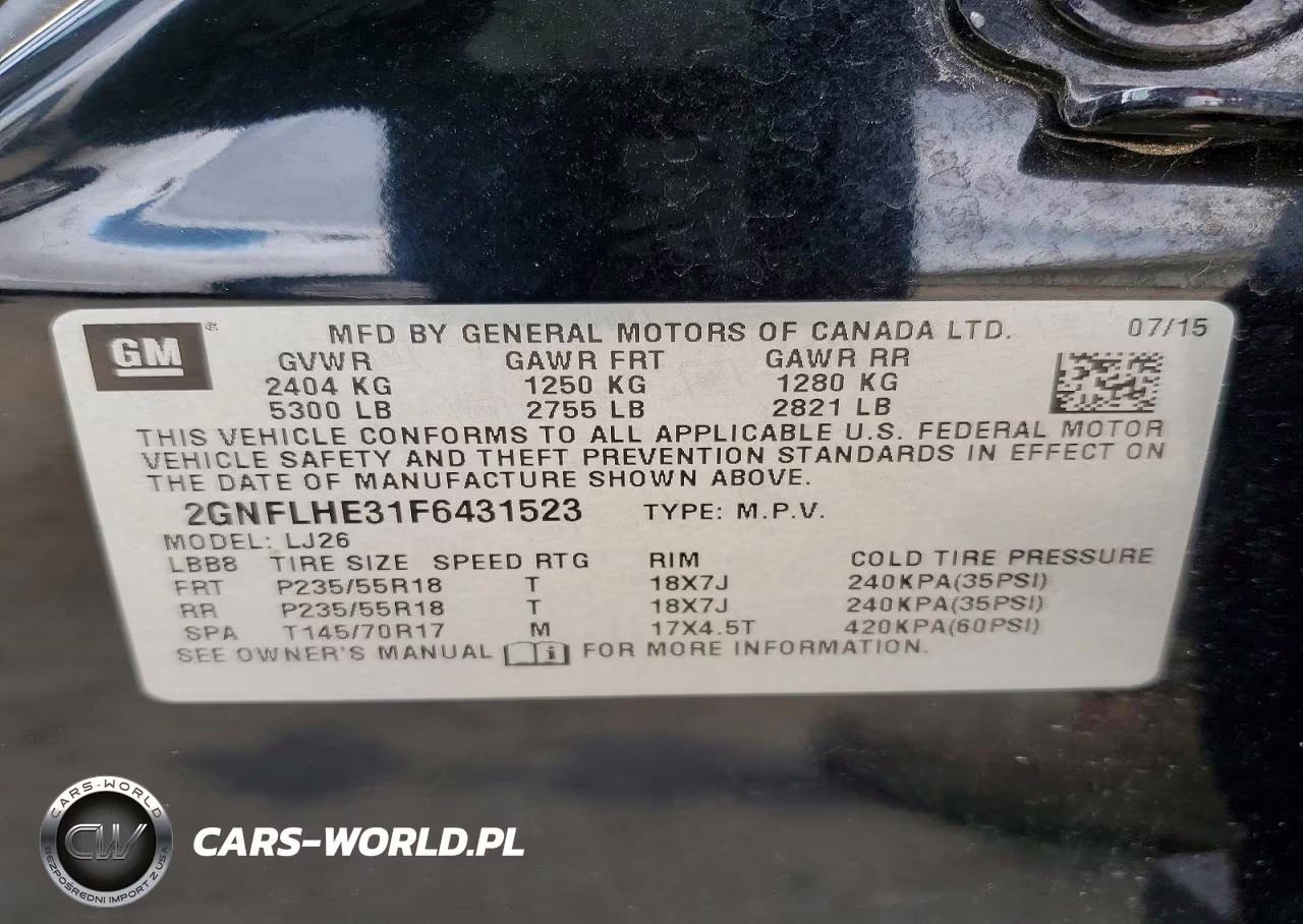 2015 Chevrolet Equinox Ltz VIN:2GNFLHE31F6431523 - 13