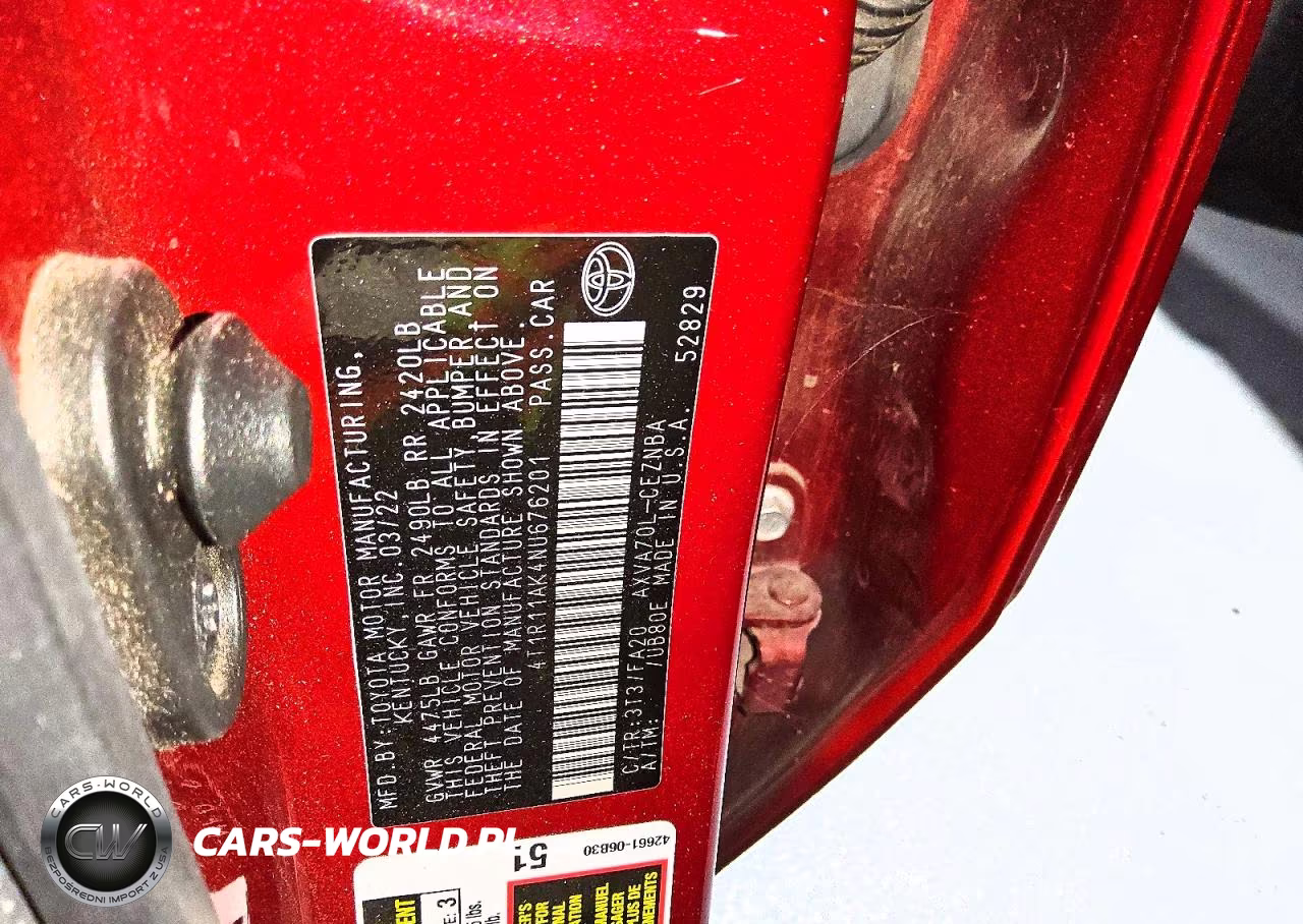 2022 Toyota Camry Le VIN:4T1R11AK4NU676201 - 13