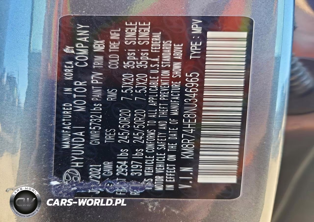 2022 Hyundai Palisade Calligraphy VIN:KM8R74HE8NU346965 - 13