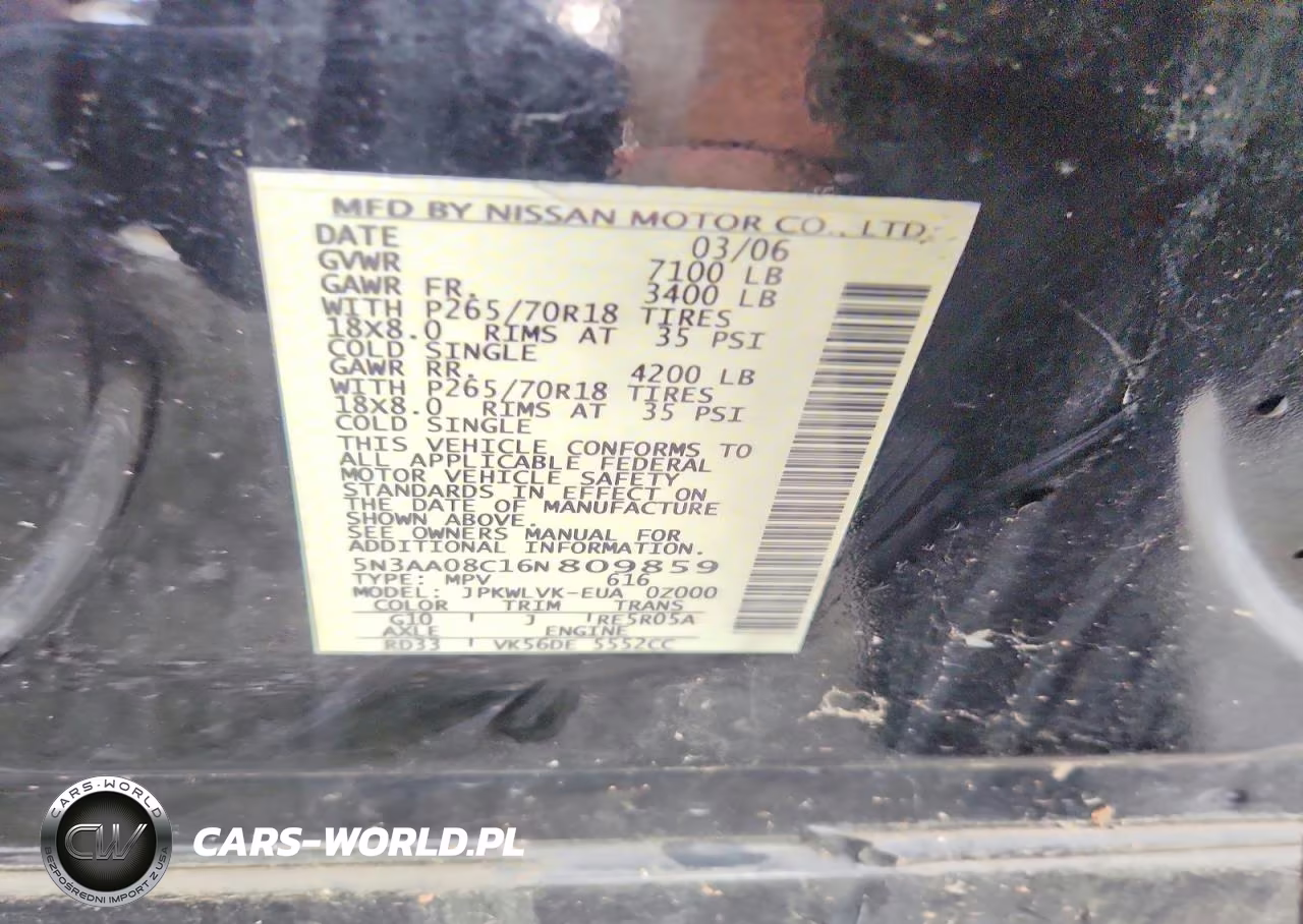 2006 Infiniti Q50 VIN:5N3AA08C16N809859 - 13