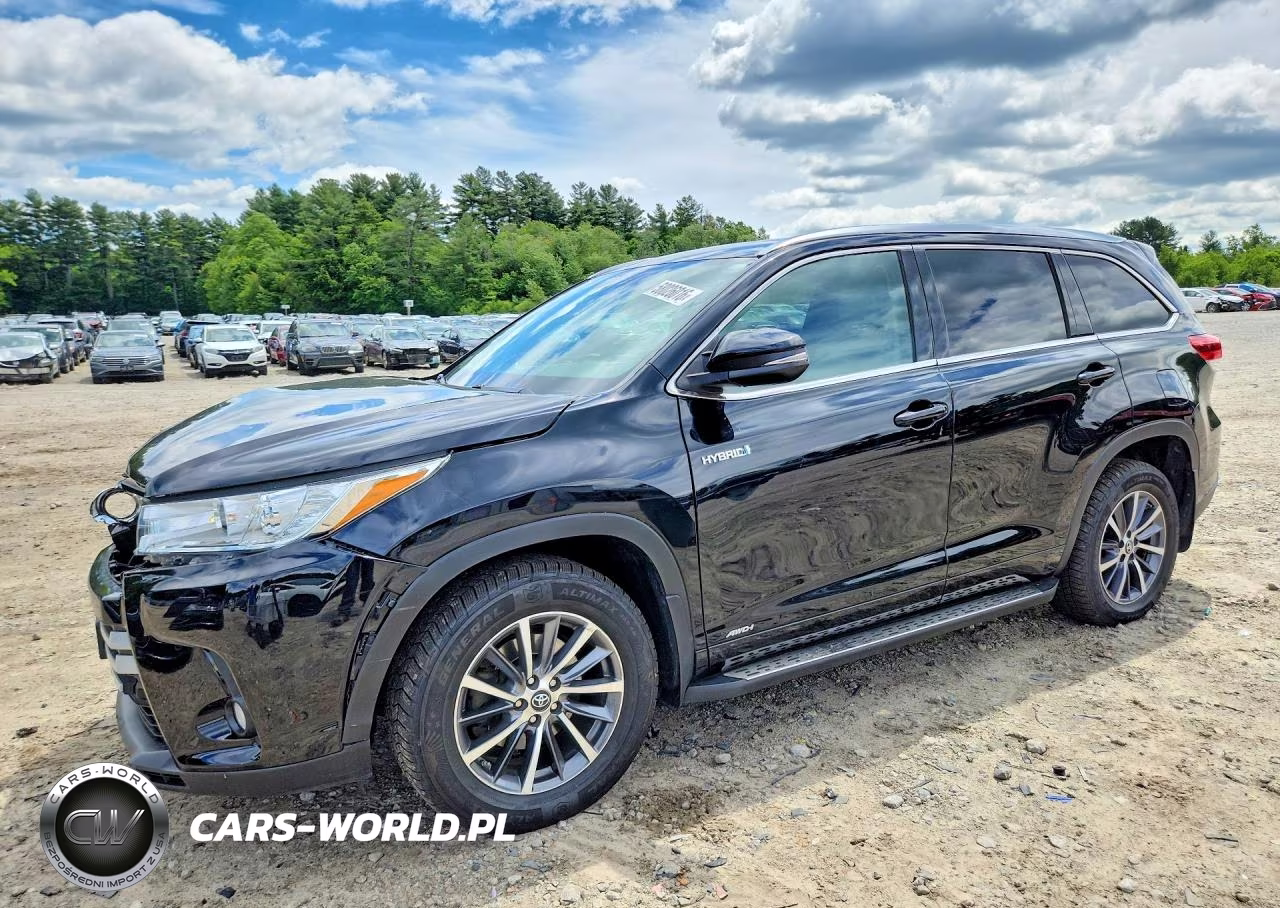 2017 Toyota Highlander Hybrid Xle VIN:5TDJGRFH3HS030300 - 1