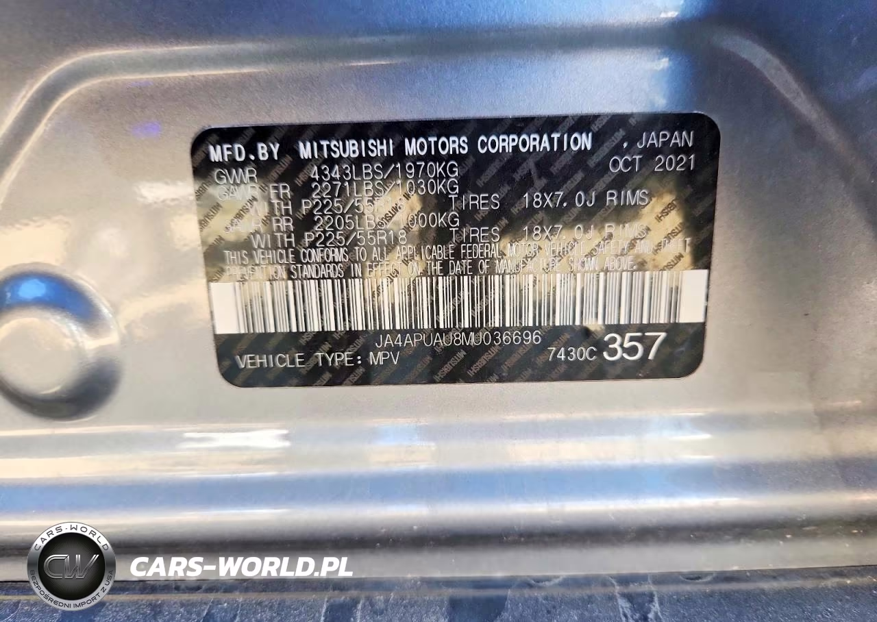 2021 Mitsubishi Outlander Sport Es VIN:JA4APUAU8MU036696 - 13
