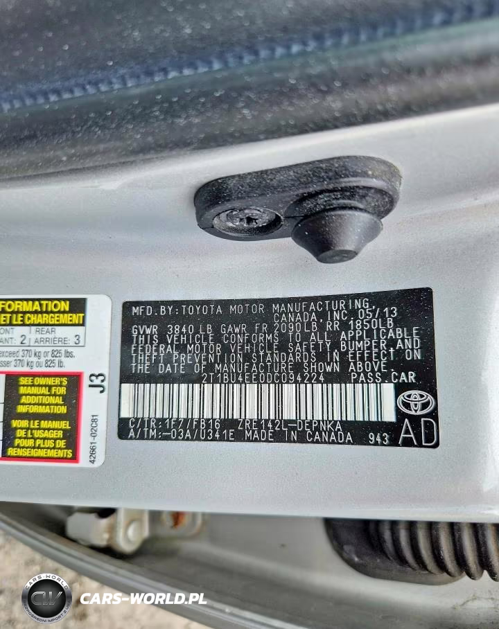 2013 Toyota Corolla Le VIN:2T1BU4EE0DC094224 - 12