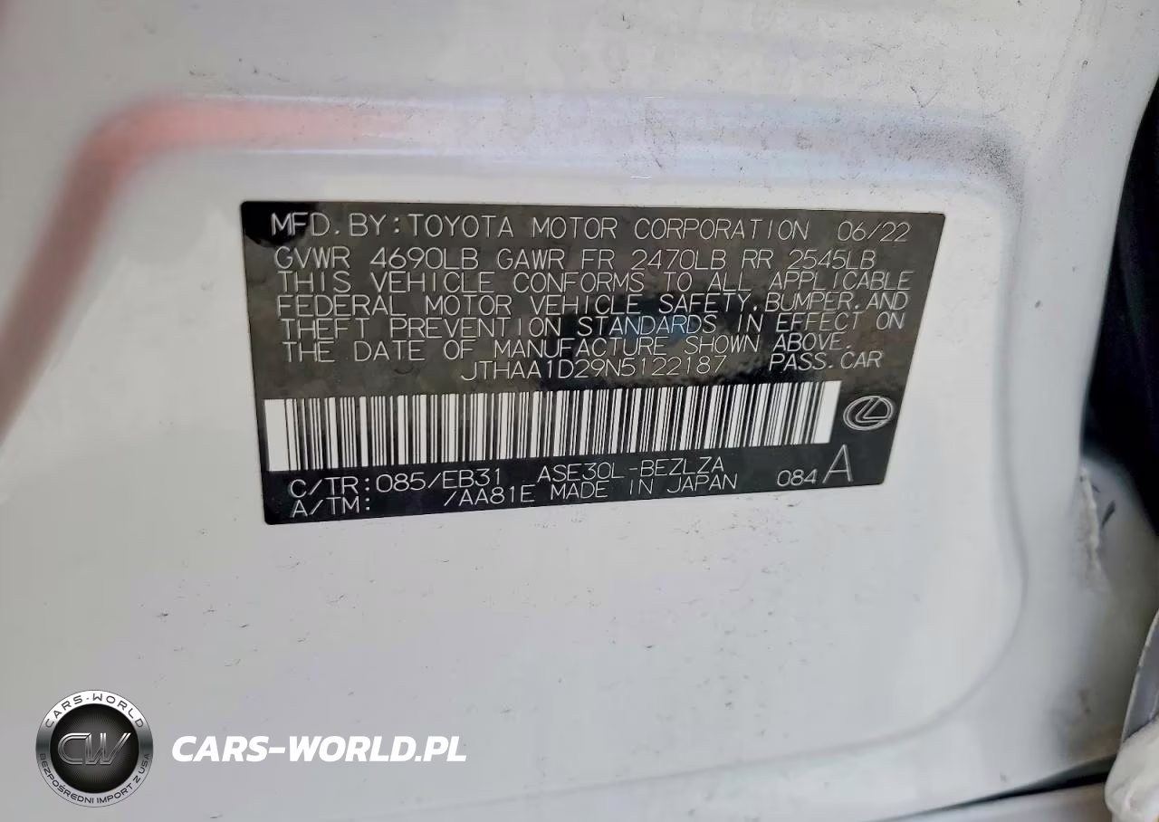 2022 Lexus Is 300 VIN:JTHAA1D29N5122187 - 12