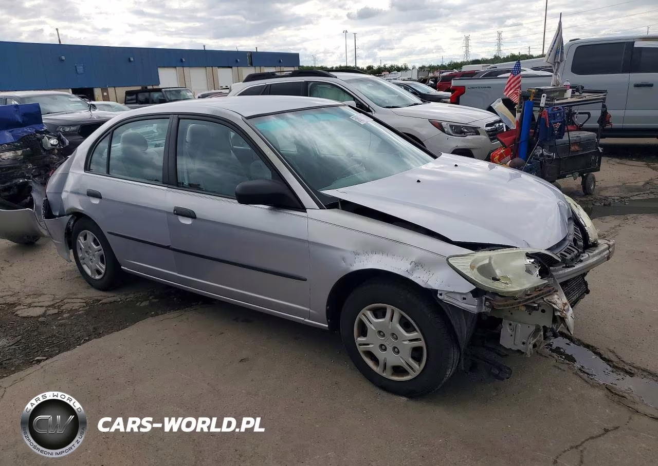2005 Honda Civic Dx Vp VIN:1HGES16315L004282 - 4